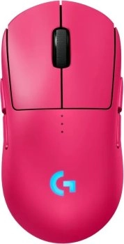 Мышь беспроводная Logitech G PRO 2 LIGHTSPEED, розовый (910-007309)