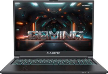 Ноутбук Gigabyte G6 Core i7 13620H 16Gb SSD512Gb NVIDIA GeForce RTX4060 8Gb 16" IPS FHD+ (1920x1200) FreeDOS black WiFi BT Cam (KF-H3KZ853KD)
