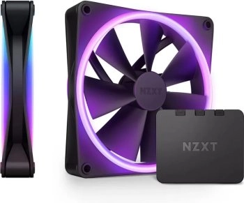 Вентилятор Корпусный вентилятор NZXT F140 RGB DUO Black Twin Pack (RF-D14DF-B1)
