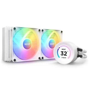 Система водяного охлаждения для ПК NZXT Kraken Elite 240 RGB (2023) White (RL-KR24E-W1)