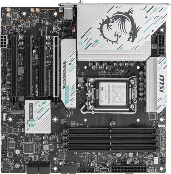 Материнская плата MSI B860M GAMING PLUS WIFI, LGA 1851, INTEL B860, 4xDDR5, 4xSATA, 3xM.2, 1xPCIe 4.0 x4, 1xPCIe 5.0 x16, 1xDP, 1xHDMI, 1xUSB-C, 1x 5G