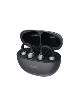Наушники с микрофоном беспроводные Tecno Free Hear 1 Bluetooth, USB Type-C, серый