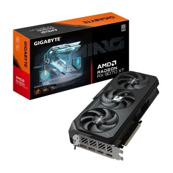 Видеокарта 16144 Мб <PCI-E> GDDR6 GIGABYTE GV-R9070XTGAMING OC-16GD (RTL) 2xHDMI+2xDP <RADEON RX 9070 XT>