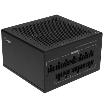 Блок питания 1000W Ocypus Iota P1000 (ATX, 80+ Gold, APFC, 20+4 pin, 120mm fan, PCI-E 6+2Px3, 8xSATA) (Iota-P1000-G1FFBK024X-EU)