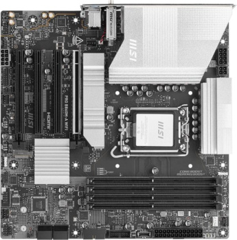Материнская плата MSI PRO B860M-A WIFI Soc-1851 INTEL B860 4xDDR5 mATX AC`97 8ch(7.1) 5Gigabit RAID+HDMI+DP