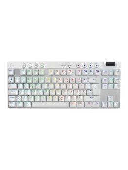 Клавиатура Logitech G беспроводная G PRO X TKL lightspeed, (GL Tactile Brown), Англ. раскладка, белый