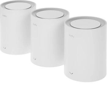 Маршрутизатор бесшовный mesh Cudy M3000 (M3000(3-PACK) белый) AX3000 100/1000/2500BASE-T белый (упак.:3шт)