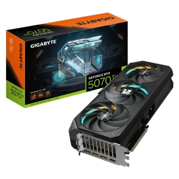 Видеокарта 16144 Мб <PCI-E> GDDR7 GIGABYTE GV-N507TGAMING OC-16GD (RTL) HDMI+3xDP <GeForce RTX5070Ti>