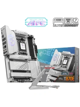 Материнская плата MSI MPG X870E EDGE TI WIFI SocketAM5 AMD X670 4xDDR5 ATX AC`97 8ch(7.1) 5Gigabit RAID+HDMI