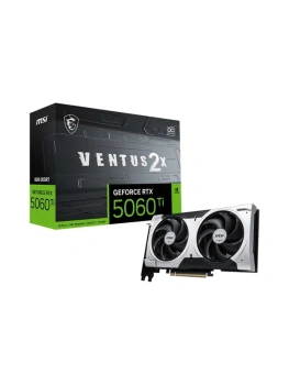 Видеокарта MSI PCI-E 5.0 RTX 5060 Ti 8G VENTUS 2X OC PLUS NVIDIA GeForce RTX 5060TI 8Gb 128bit GDDR7 2617/28000 HDMIx1 DPx3 HDCP Ret