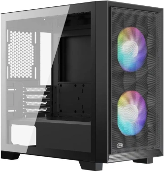 Корпус PCCOOLER C3D310 BK ARGB, черный (C3D310 BK ARGB)