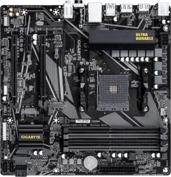 Материнская плата Gigabyte B550M DS3H AC R2 Soc-AM4 AMD B550 4xDDR4 mATX AC`97 8ch(7.1) GbLAN RAID+HDMI+DP