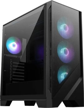 Корпус MSI MAG FORGE 320R AIRFLOW, черный (MAG FORGE 320R AirFlow)