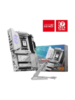 Материнская плата MSI MPG B850 EDGE TI WIFI B850, AM5, 4*DDR5, 3*PCIEx16, 4*M.2, 3*TypeC, 2*USB3.2Gen2, 1*USB3.2Gen1, 4*USB2.0, 4*SATA3.0, 5G, HDMI, A