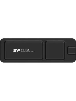 Внешний твердотельный накопитель (SSD) Silicon Power 2 ТБ SSD-диск PX10 (SP020TBPSDPX10CK), USB 3.2, черный, Алюминий