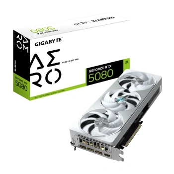 Видеокарта Gigabyte GeForce RTX 5080 AERO OC SFF 16 ГБ (GV-N5080AERO OC-16GD)