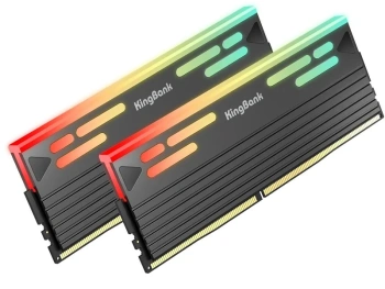 Оперативная память KingBank Dark Heatsink RGB DDR5 6000 МГц 2x16 ГБ (K5.01.FLA5ED9502 (A-die))