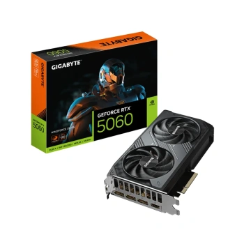 Видеокарта 8Gb <PCI-E> GDDR7 GIGABYTE GV-N5060WF2OC-8GD Rev1.0 (RTL) HDMI+3xDP <GeForce RTX5060>