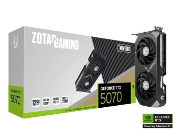 Видеокарта ZOTAC GeForce RTX 5070 Twin Edge 12 ГБ (ZT-B50700E-10P)