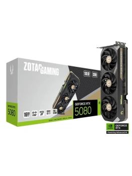 Видеокарта Zotac PCI-E 4.0 RTX 5080 SOLID CORE NVIDIA GeForce RTX 5080 16144 Мб 256bit GDDR7 2617/30000 HDMIx1 DPx3 HDCP Ret