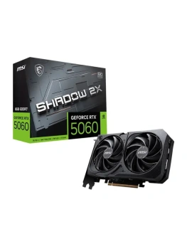 Видеокарта MSI PCI-E 5.0 RTX 5060 8G SHADOW 2X OC NVIDIA GeForce RTX 5060 8Gb 128bit GDDR7 2482/28000 HDMIx1 DPx3 HDCP Ret