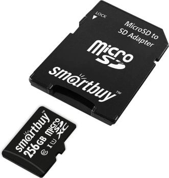 Карта памяти SmartBuy Classic 256 ГБ microSDXC, черная