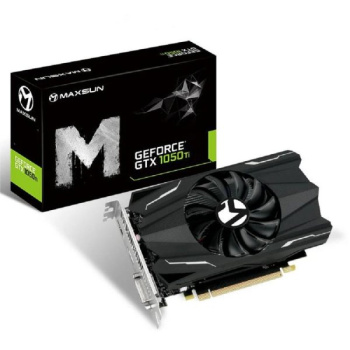 Видеокарта MUXSUN MS-GTX1050Ti Transformer 4G GDDR5, 128bit, 1291/7000MHz, DP/DVI/HDMI, 15W/130W (MS-GTX1050Ti TF 4G) RTL