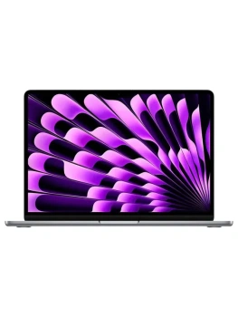 Ноутбук Apple MacBook Air 15 15.3", Apple M3 (8 CPU, 10 GPU), RAM 8 ГБ, SSD 256 ГБ, Apple M3, MacOS, (MRYM3RU/A), серый, Русская раскладка