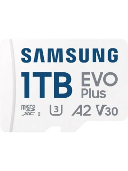 Карта памяти microSDXC 1TB Samsung MB-MC1T0SA EVO Plus V30 A2 + adapter