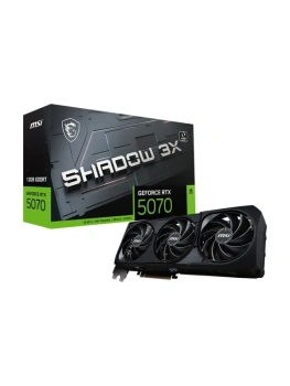Видеокарта MSI PCI-E 5.0 RTX 5070 12G SHADOW 3X NVIDIA GeForce RTX 5070 12048 Мб 192bit GDDR7 2542/28000 HDMIx1 DPx3 HDCP Ret