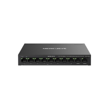 Коммутатор настольный Mercusys MS110CMP с 8 портами PoE+ 10/100 Мбит/c и 2 гигабитными портами