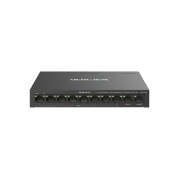 Коммутатор настольный Mercusys MS110CP с 8 портами PoE+ 10/100 Мбит/c и 2 гигабитными портами