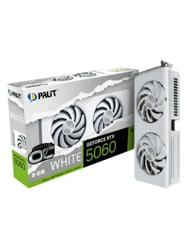 Видеокарта Palit PCIE16 RTX5060 8GB PA-RTX5060 WHITE OC 8GB NE75060U19P1-GB2063M