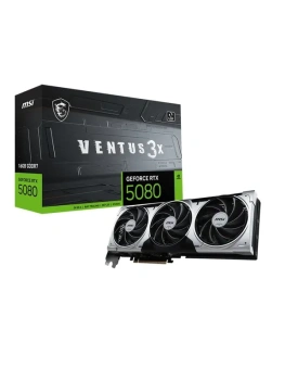 Видеокарта MSI PCIE16 RTX5080 16GB RTX 5080 16G VENTUS 3X PLUS