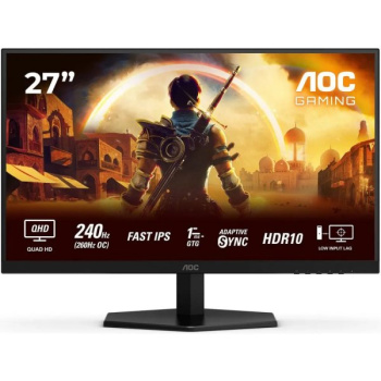 Монитор 27" AOC Q27G42ZE (Fast IPS, 260Hz, LCD, 2560x1440, HDMI, DP)
