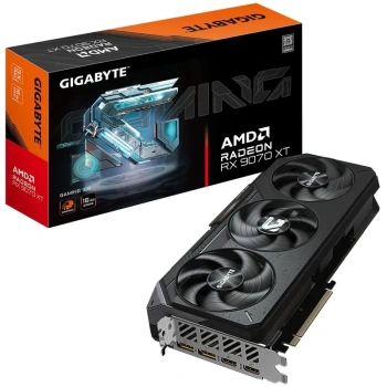 Видеокарта Gigabyte PCI-E 5.0 GV-R9070XTGAMING-16GD AMD Radeon RX 9070XT 16144 Мб 256bit GDDR6 2400/20000 HDMIx2 DPx2 HDCP Ret