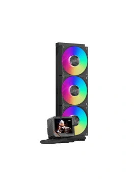 PCCooler GT360 ARGB Display BK Система водяного охлаждения для ПК, A-RGB, 120 мм, CPU 4-pin, 3000 об/мин