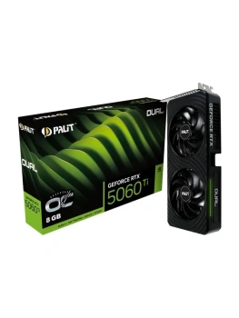 Видеокарта Palit GeForce RTX 5060 Ti Dual OC 8 ГБ (NE7506TT19P1-GB2062D)