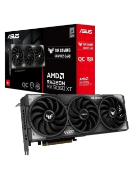 Видеокарта ASUS Radeon RX 9060 XT TUF Gaming OC Edition 16 ГБ (TUF-RX9060XT-O16G-GAMING)