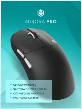 Мышь беспроводная IO by Red Square Aurora Pro , черная