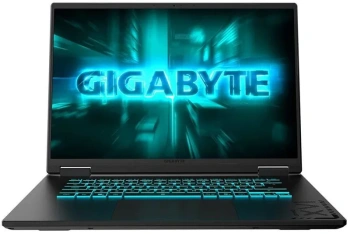 Ноутбук Gigabyte 16", AMD Ryzen 7 260, RAM 32 ГБ, SSD, NVIDIA GeForce RTX 5060 для ноутбуков (8 Гб), Без системы, черный, Русская раскладка