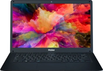 Ноутбук Haier 14.1", Intel Celeron N4000, RAM 4 ГБ, eMMC, Intel HD Graphics, Без системы, (A1410ED), черный, Русская раскладка
