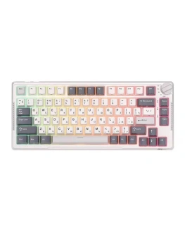 Клавиатура RK Royal Kludge RK-H81 RK Sky Cyan беспроводная механическая игровая, русская раскладка, светло-серая, черно-серая, серая, белая