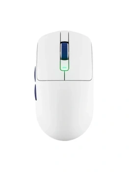 RK Royal Kludge RK M30 Беспроводная игровая мышь, белая, синяя