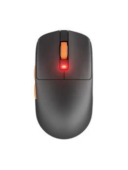 RK Royal Kludge RK M30 Беспроводная игровая мышь, черная, оранжевая