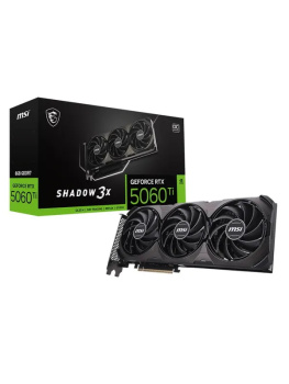 Видеокарта MSI RTX5060Ti SHADOW 3X OC CLASSIC 8GB GDDR7 128bit 3xDP HDMI 3FAN RTL