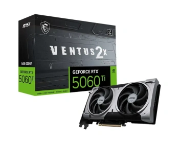 Видеокарта MSI GeForce RTX 5060 Ti 16 ГБ (RTX 5060 Ti 16G VENTUS 2X PLUS)