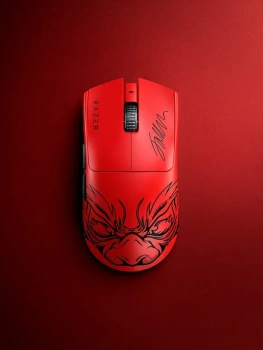 Мышь беспроводная Razer Viper V3 Pro Faker Edition Бес, красная
