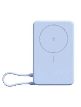 Портативный аккумулятор Xiaomi Magnetic Power Bank 10000 with Built-in Stand 10000 mah , голубой, BHR08PCGL