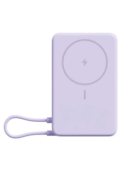 Портативный аккумулятор Xiaomi Magnetic Power Bank 10000 with Built-in Stand 10000 mah , фиолетовый, BHR08PAGL